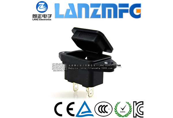 LZ-14-1-01朗正防水防塵品字公座AC電源插座